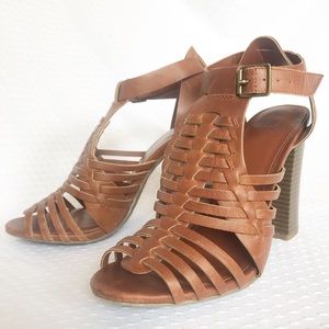 Charlotte Russe Brown Helena Heels